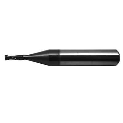 55HRC 2 Flutes 2mm Tungsten Carbide End Mill For Metal