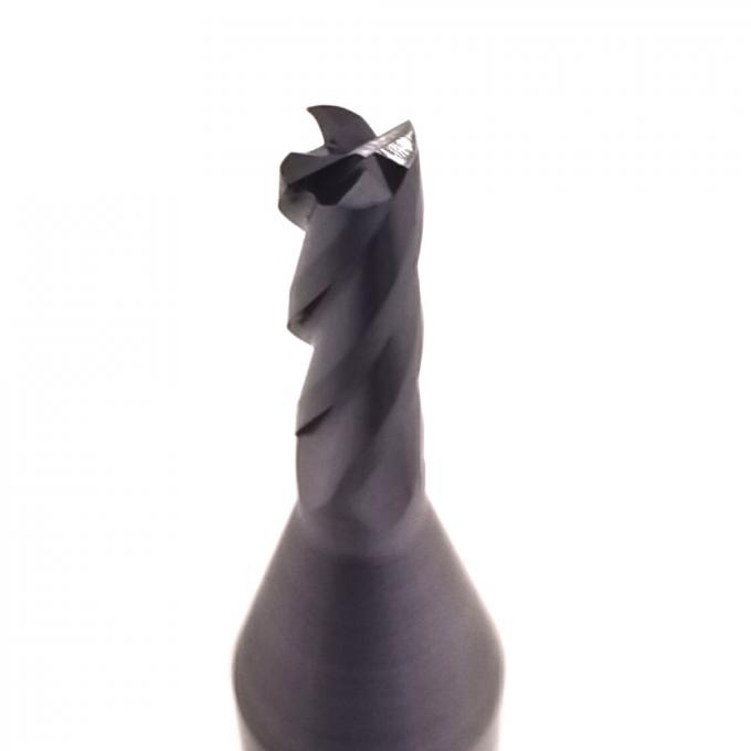 55HRC 2 carboneto contínuo Endmills da hélice das flautas 30 para materiais duros