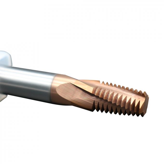 Linha Endmills do carboneto de tungstênio de Wxsoon BSPT para o CNC que rosqueia o corte