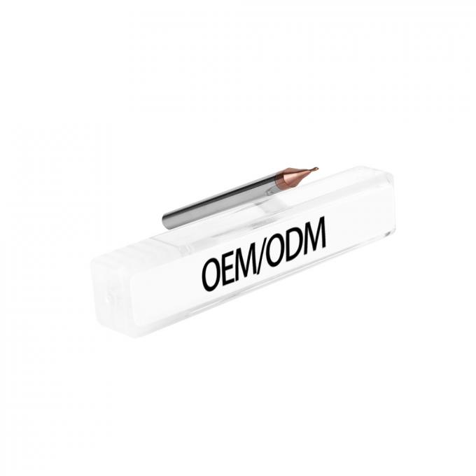 Solid Carbide 2 Flute Square Micro Endmills para liga resistente ao desgaste 0